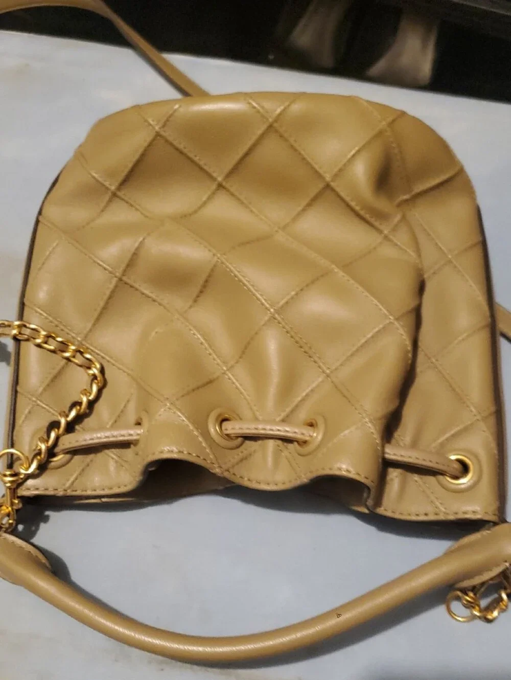 Tory Burch quilted leather